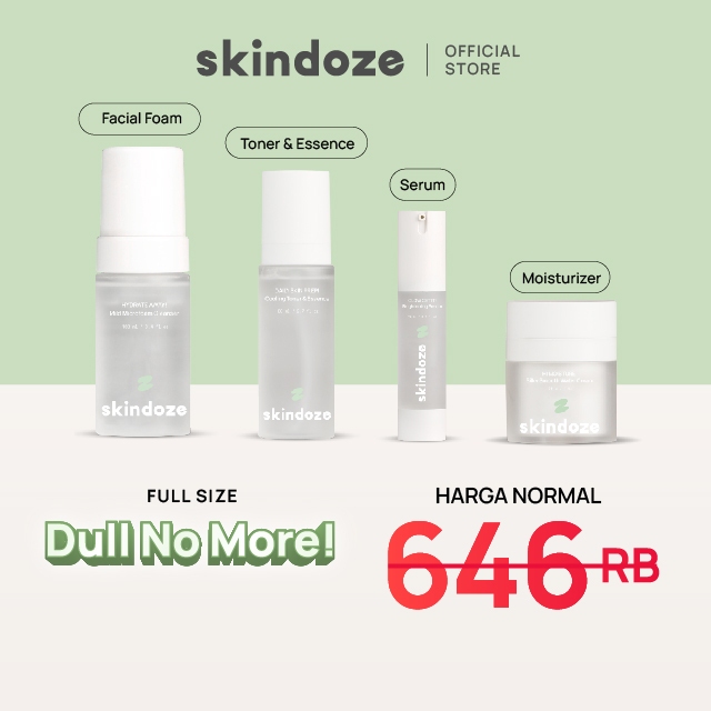 Jual SKINDOZE Dull No More Set Full Size Hydrating Facial Foam