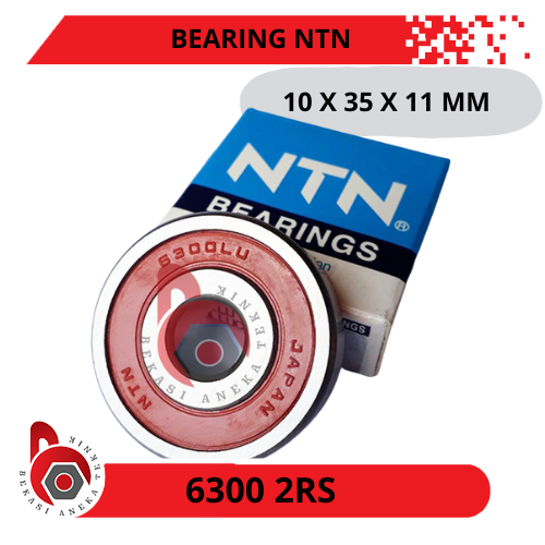 Jual Bearing 6300 2RS NTN Japan Bering Double Tutup Karet Klaher Laher