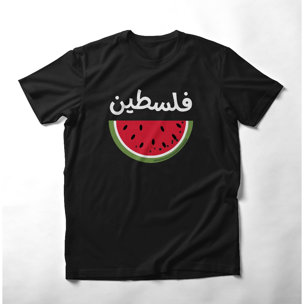 Jual T Shirt Watermelon Palestina Semangka Simbol Perlawanan Free