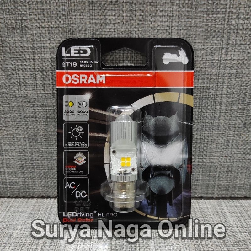 Jual Osram Ledriving T Pro Dual Color Lampu Depan Led Motor Shopee