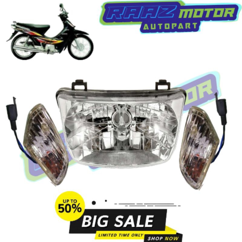 Jual Lampu Depan Dan Sen Depan Honda Supra X Lama Reflektor Lampu