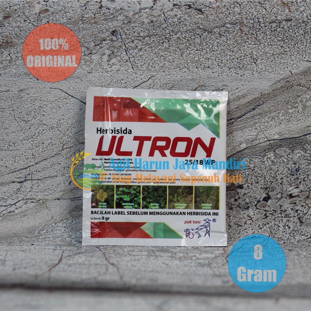 Jual Herbisida Selektif Padi ULTRON 25 18WP 8 Gram Herbisida