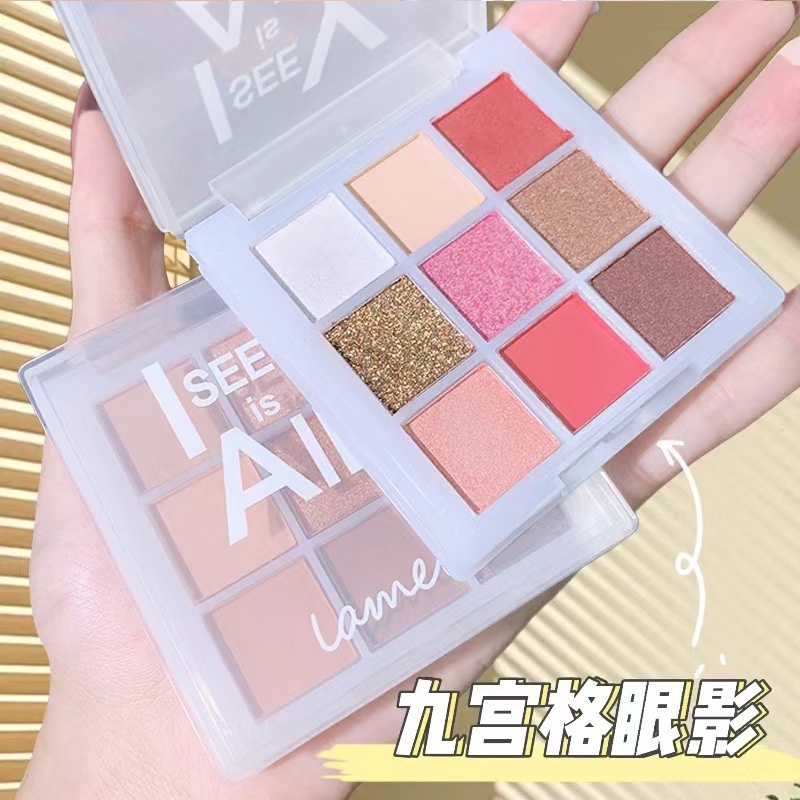 Jual Lameila New Colour Palette Eyeshadow Blush On Highligter