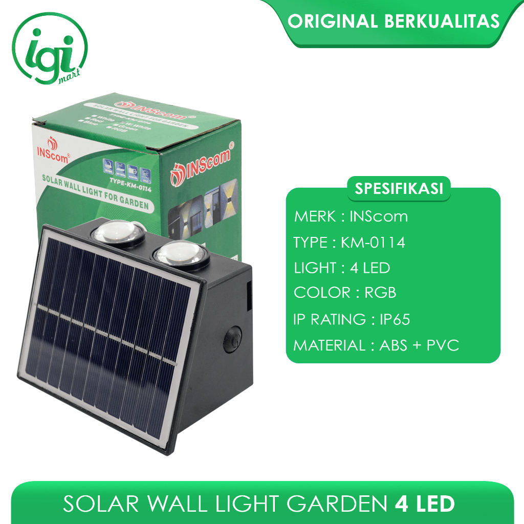 Jual Lampu Dinding Led Cob Solar Cell Taman Hias Tenaga Surya Outdoor