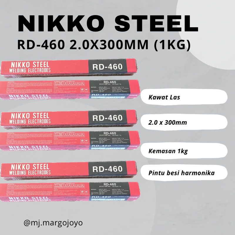 Jual Kg Kawat Las Nikko Steel Rd Mm X Kawat Las Rd