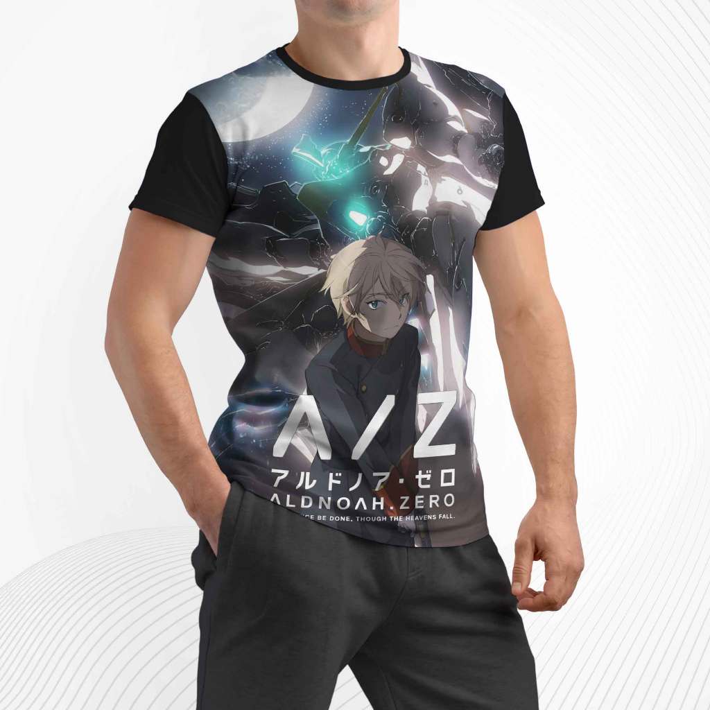 Jual KAOS FULL PRINT SLAINE TROYARD ALDNOAH ZERO DISTRO MOTIF SLAINE