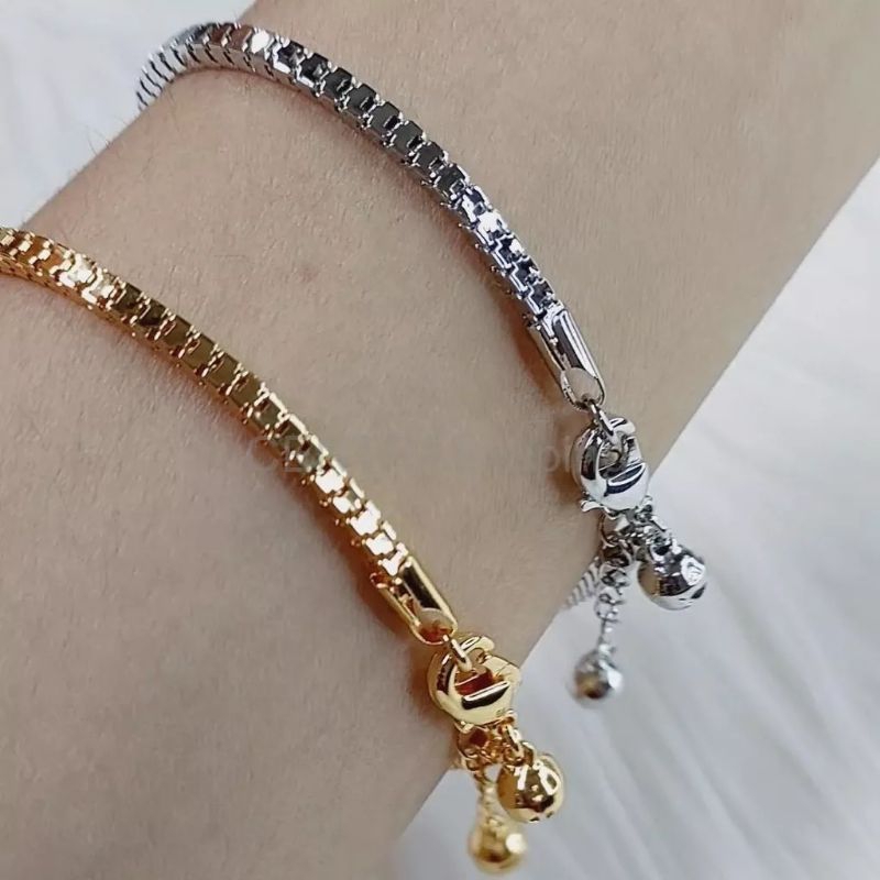 Jual Gelang Tangan Wanita Titanium Motip Milano Shopee Indonesia