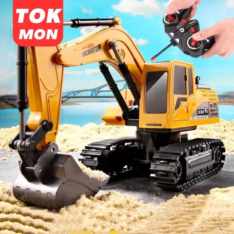 Jual Mainan Excavator Remote Control Channel Rc Beko Penggali Truck