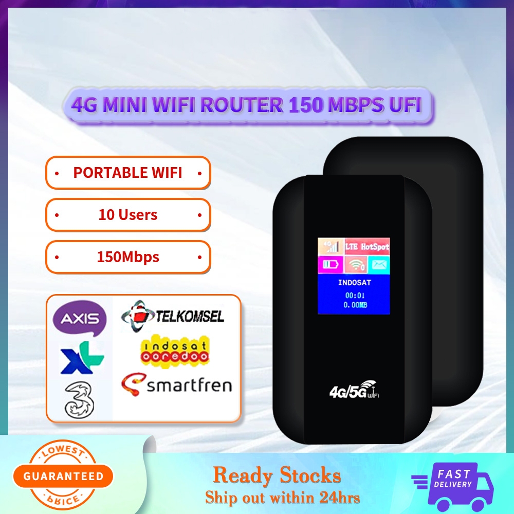 Jual Modem Mifi Wifi 4G SMARTCOM Unlock All Operator 4G Portable Mobile