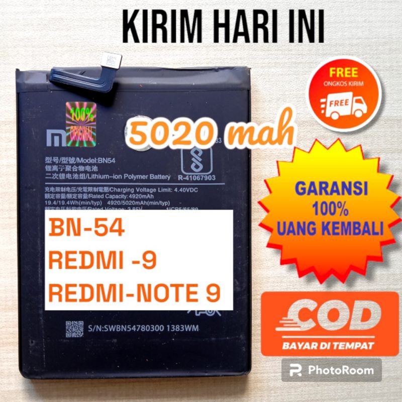 Jual Baterai Bn Bn Redmi Redmi Note Batre Original Fc Garansi