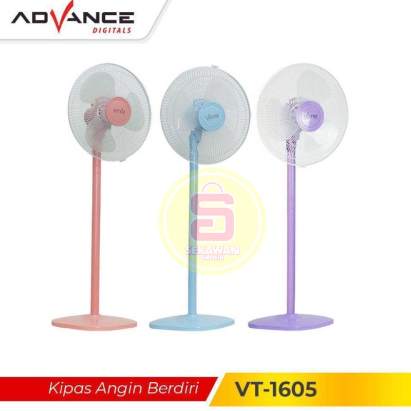 Jual Kipas Angin Berdiri Advance Stand Fan VT1605 Votre 16 Inch