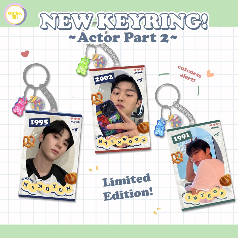 Jual Aktor Korea Part Keyring Keychain Gantungan Kunci Drakor Drama