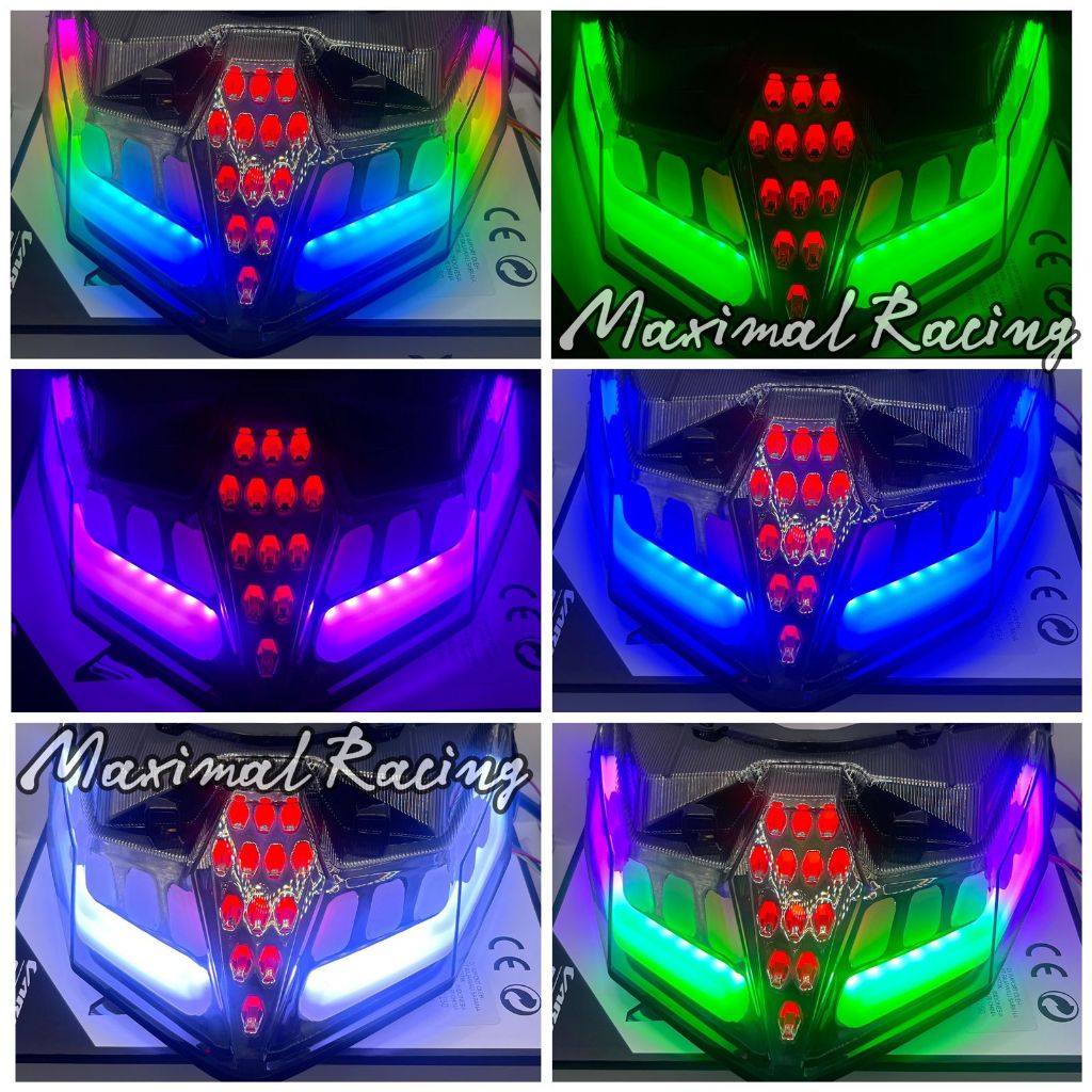 Jual Stoplamp RGB 12 Warna Honda Vario 125 150 New 2018 2023 Lampu