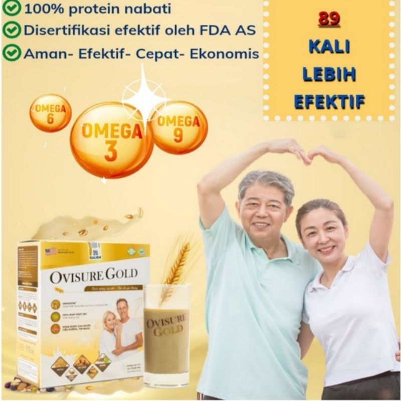 Jual Ovisure Gold Milk Susu Untuk Kesehatan Tulang Sendi Shopee Indonesia