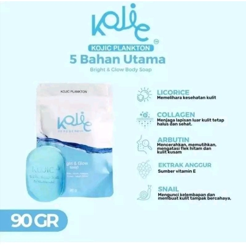 Jual SABUN KOJIC PLANKTON UKURAN 90 GRAM Shopee Indonesia