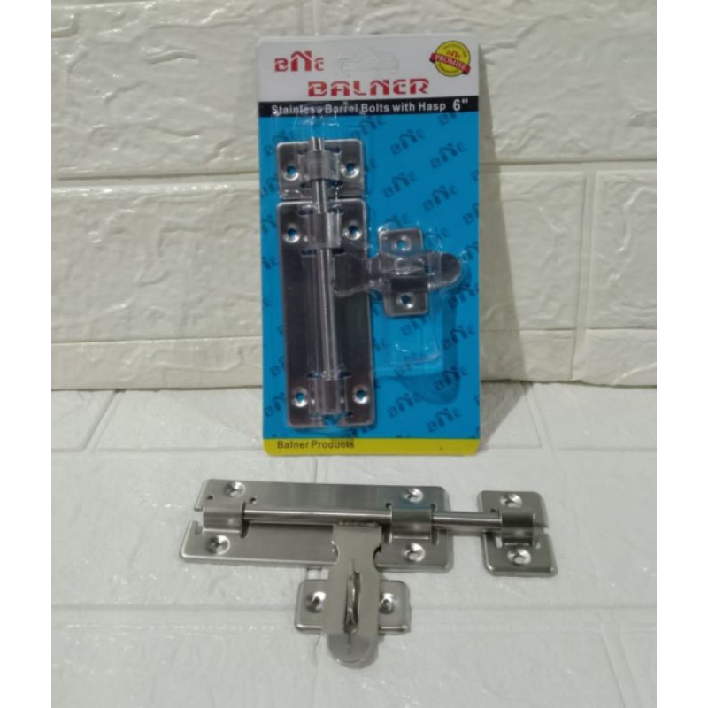 Jual Ms Grendel Slot Pintu Jendela Gudang Inch Kait Stainless