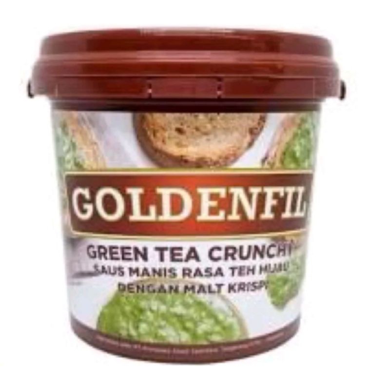 Jual Goldenfil Green Tea Crunchy Saus Manis Dengan Rasa Teh Hijau