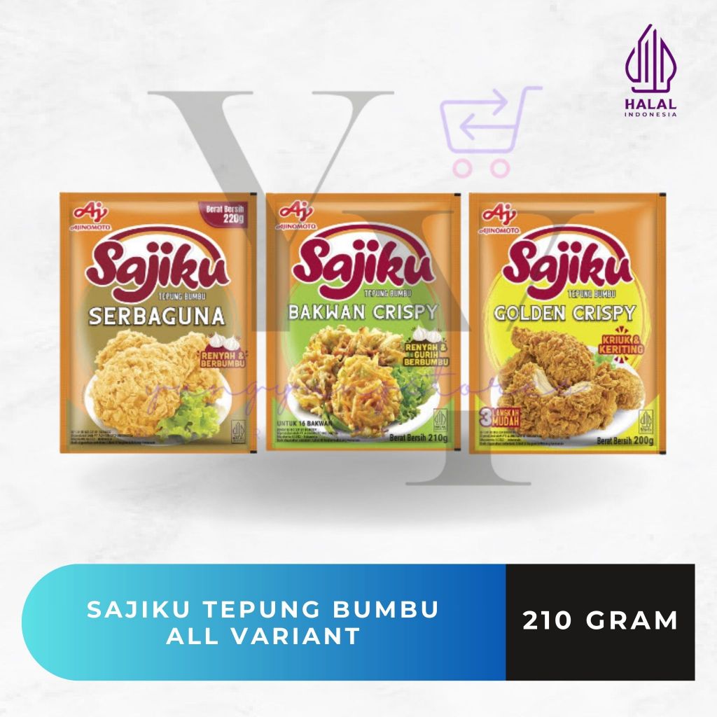 Jual Sajiku Tepung Bumbu Serbaguna Golden Crispy Bakwan Crispy