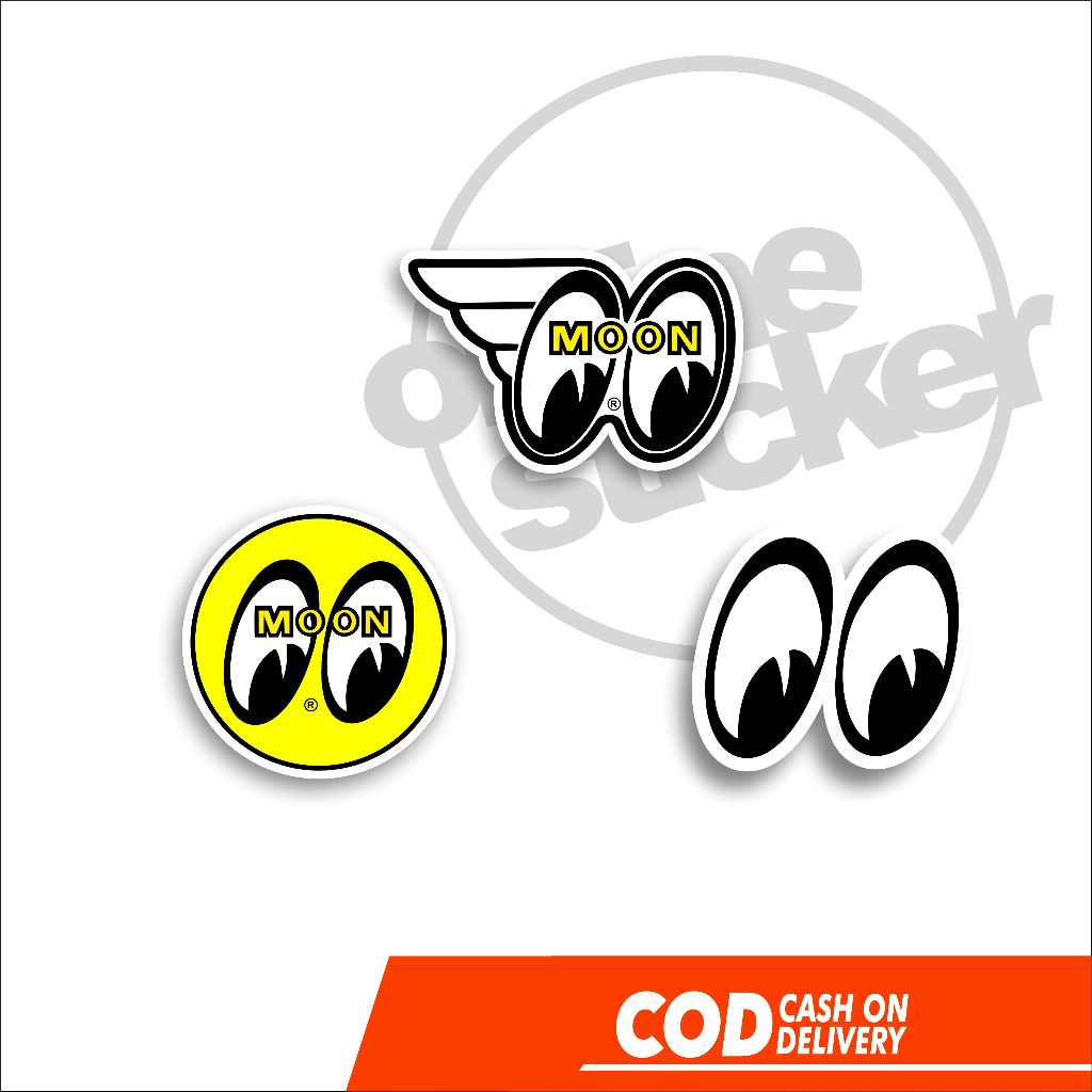 Jual Stiker Mooneyes Moon Sticker Uv Shopee Indonesia