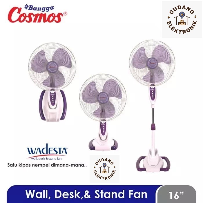 Jual Kipas Angin Cosmos Wadesta 16 S033 3in1 Wall Desk Stand Cosmos