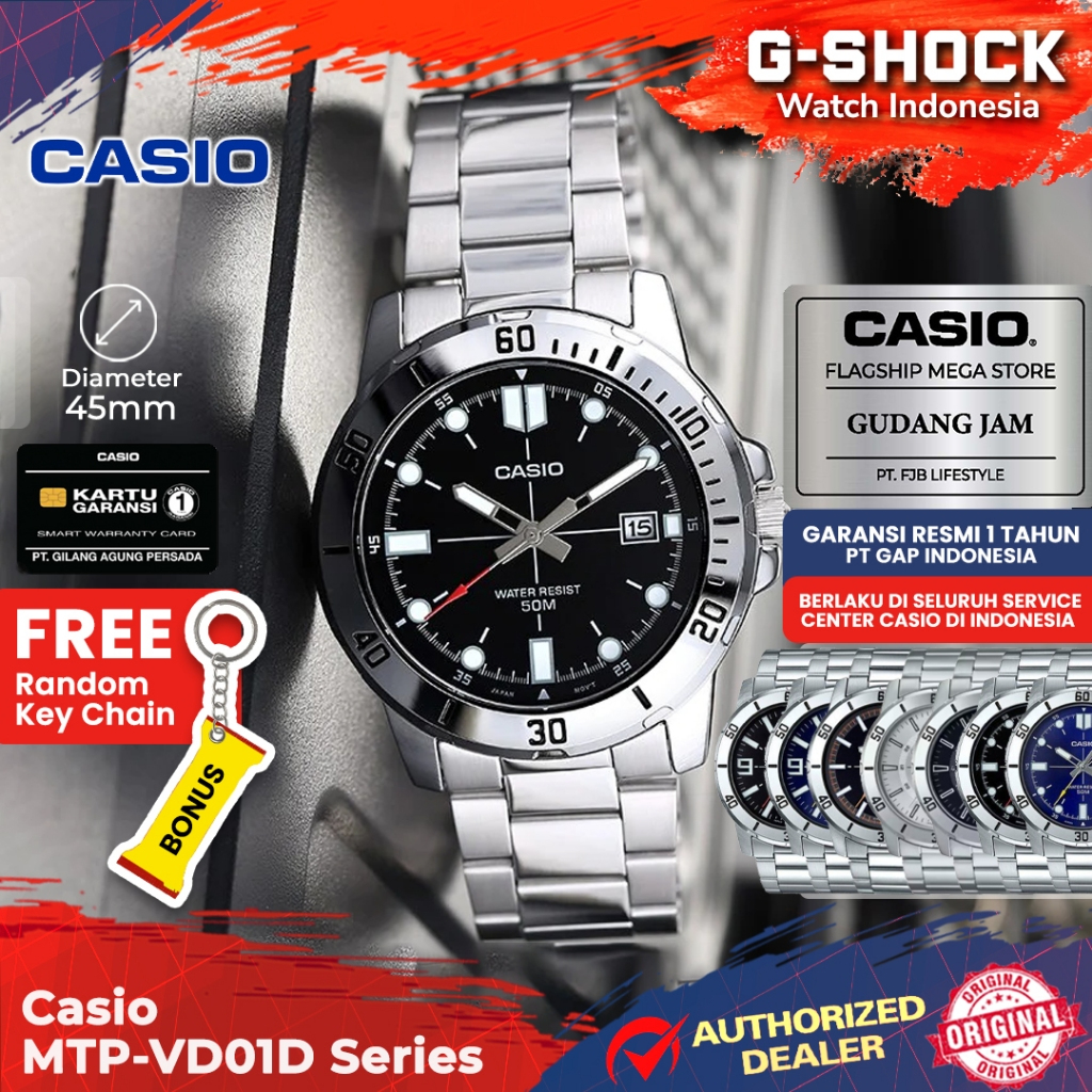 Jual Jam Tangan Casio Original Jam Tangan Pria Casio Mtp Vd01d MTP