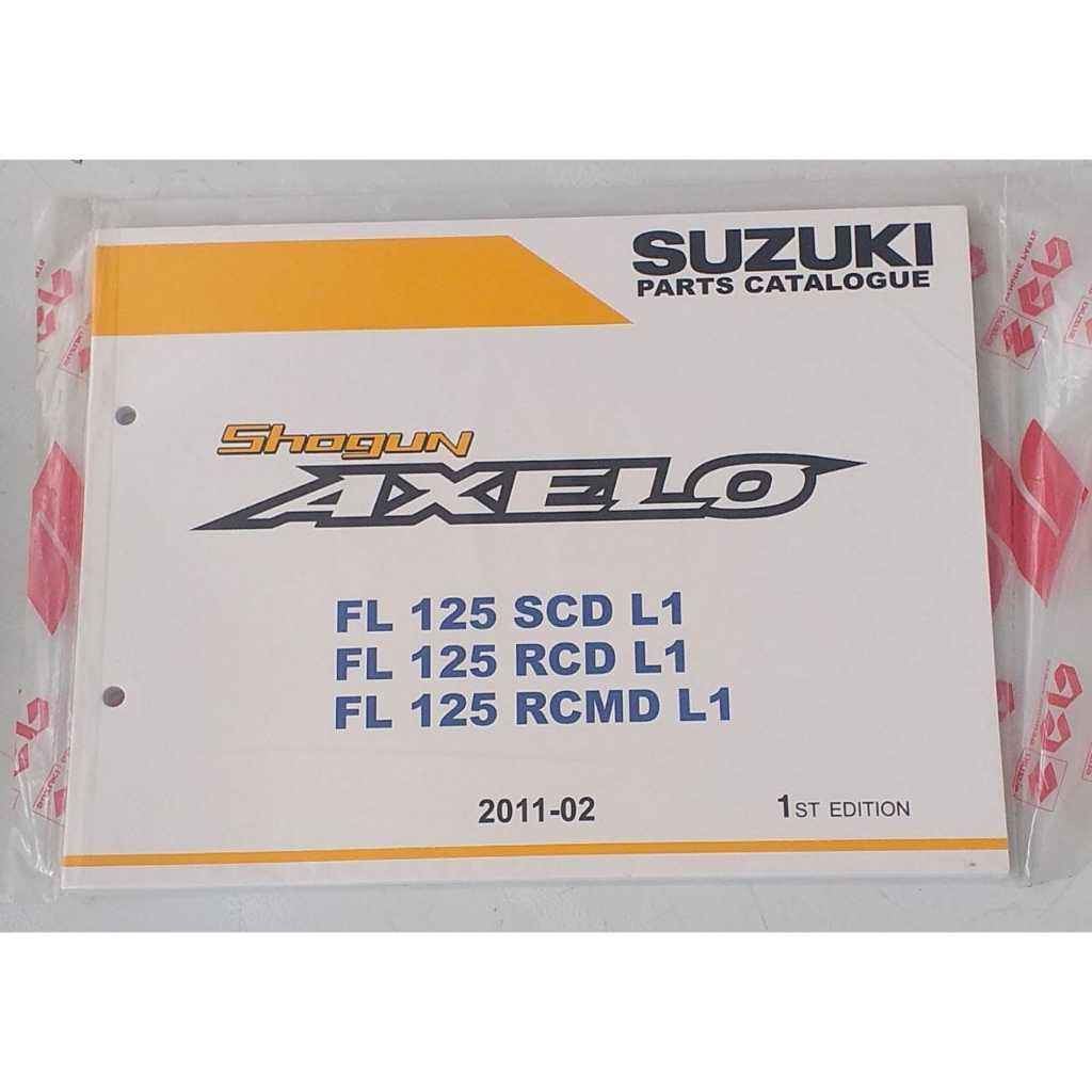 Jual BUKU SUZUKI PARTS CATALOG SHOGUN AXELO BARU Shopee Indonesia