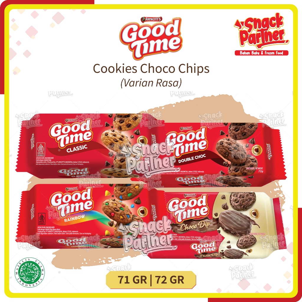 Jual GOOD TIME COOKIES CHOCO CHIPS 71 72 GR Cookie Chocochips