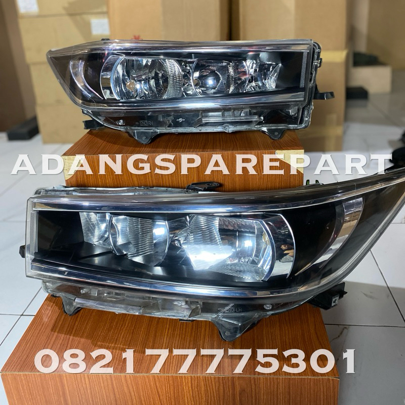 Jual Headlamp Lampu Depan Toyota Innova Reborn Tipe G Original Sepasang