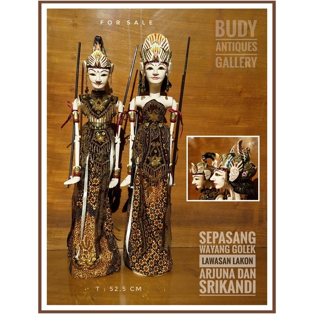 Jual Wayang Golek Arjuna Dan Srikandi Lawasan Kualitas Bagus Shopee