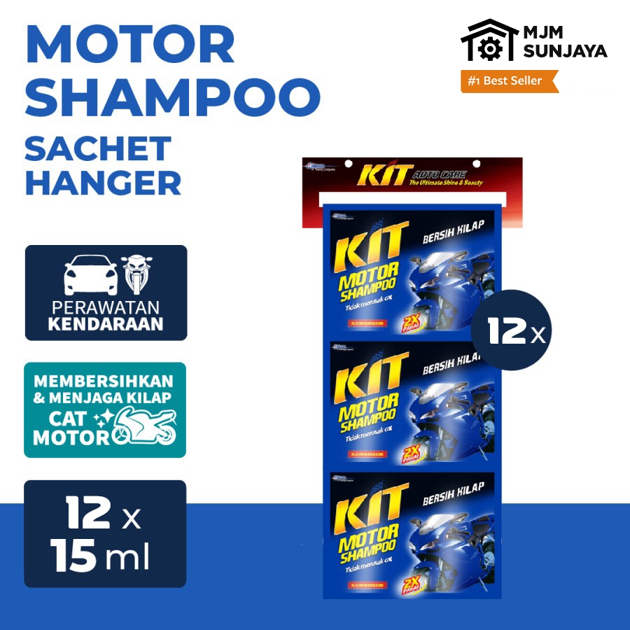 Jual KIT Motor Shampoo 15mL X 12pc LUSIN Sachet Hanger Renceng Cair