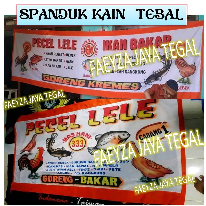 Jual Spanduk Kain Sablon Manual Bukan Spanduk Printing Kain Tebal