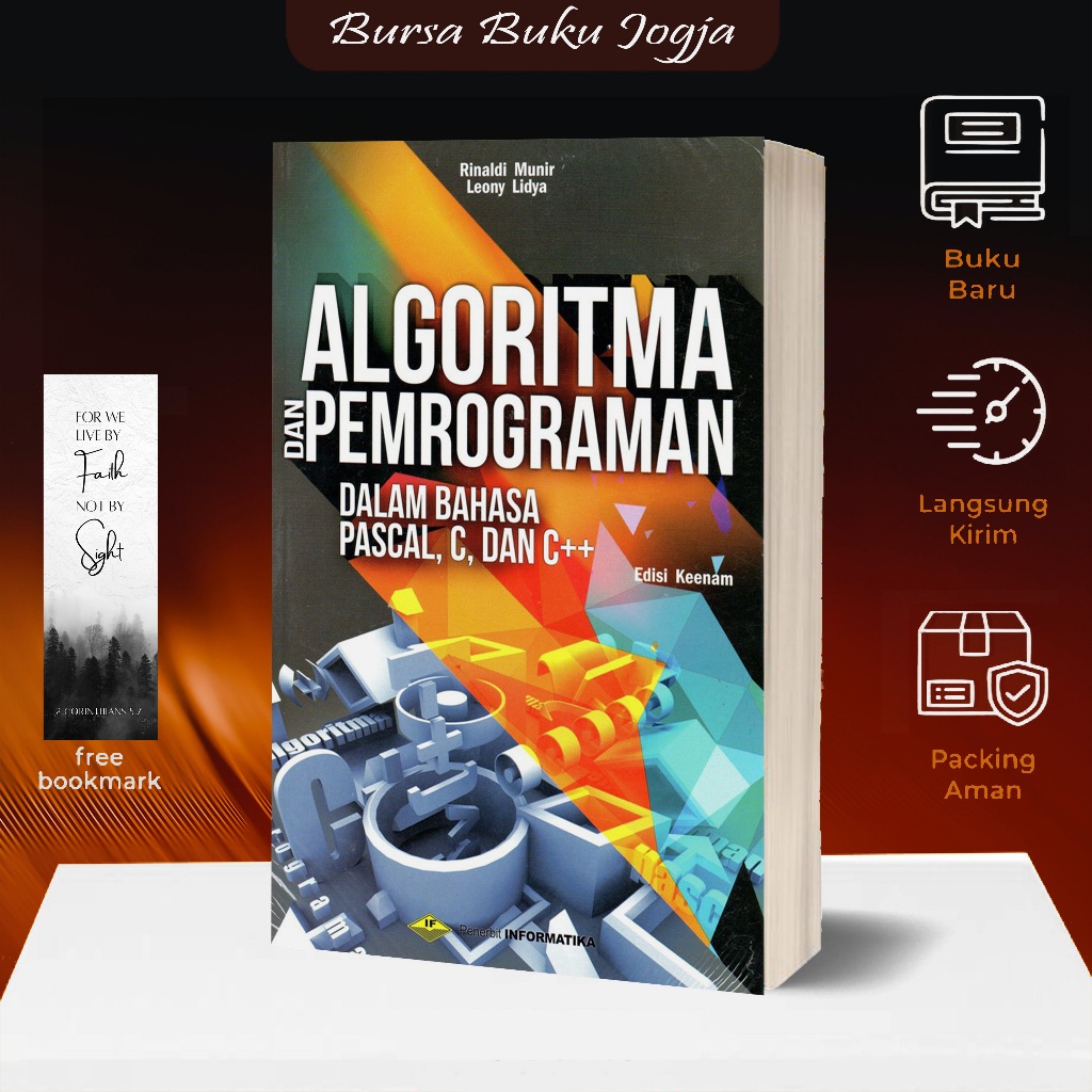 Jual ALGORITMA DAN PEMROGRAMAN DALAM BAHASA PASCAL C DAN C EDISI 6