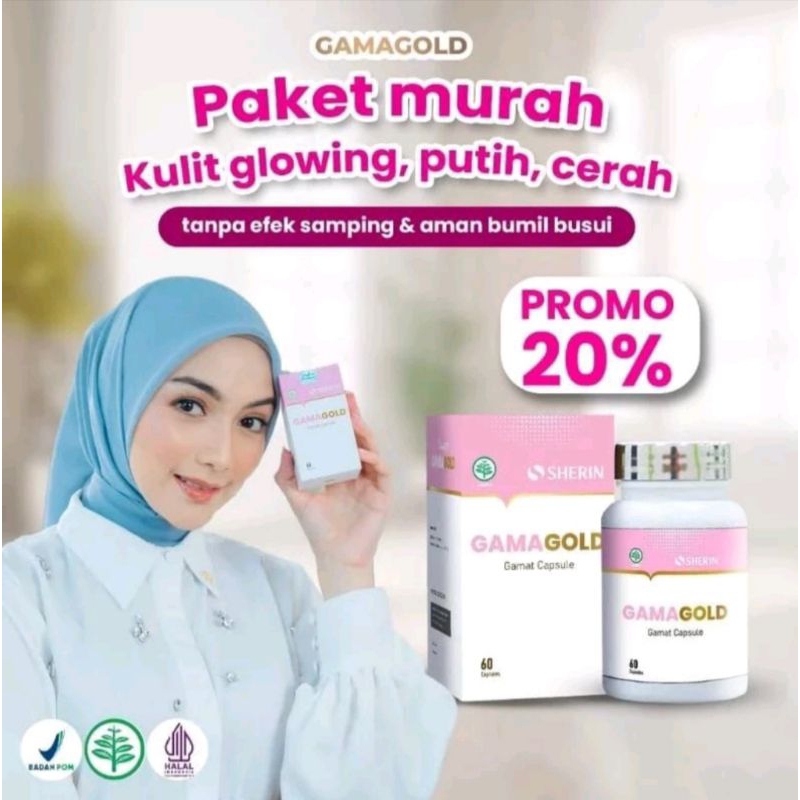 Jual GamaGold Gamat Kapsul Collagen Suplemen Kesehatan Wajah Shopee