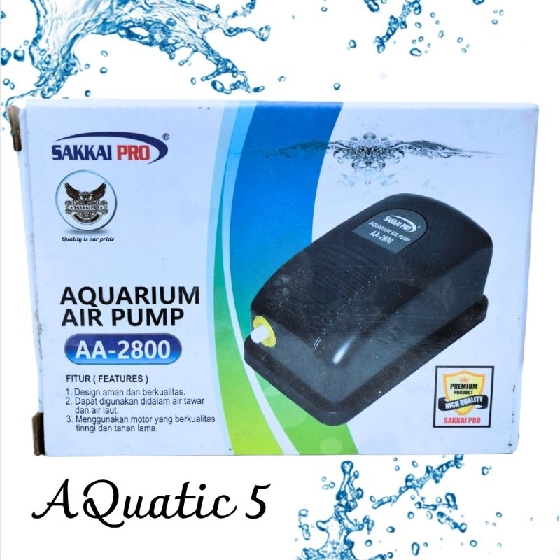 Jual SAKKAI PRO AA 2800 Airpump Aerator Pompa Udara Aquarium Aquascape