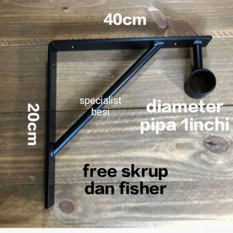 Jual Rak Besi Bracket Siku Tempel Dinding Shopee Indonesia