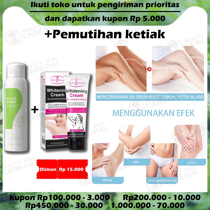 Jual Hair Removal Spray Perontok Bulu Permanen Penghilang Bulu Ketiak