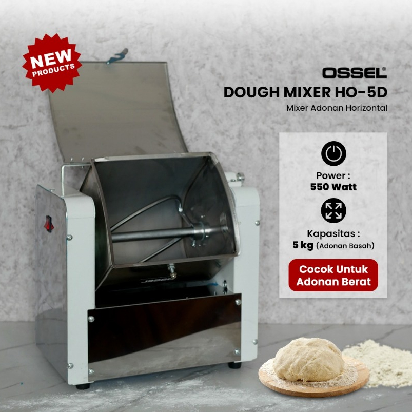 Jual Dough Mixer Mixer Adonan Horizontal Kg Ho D Ho D Ossel Shopee