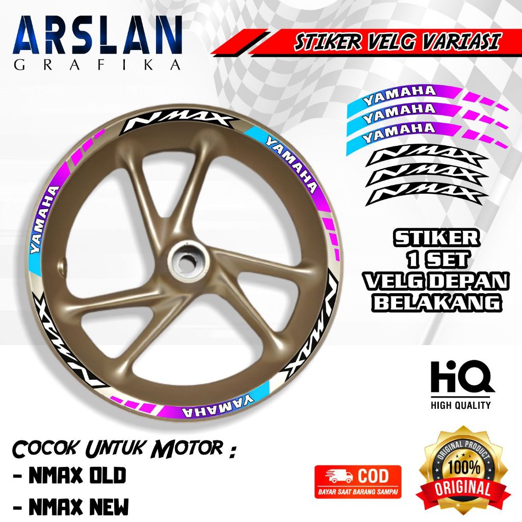 Jual Stiker Velg Sticker Velk Stiker Velk Ring Nmax Old Nmax New