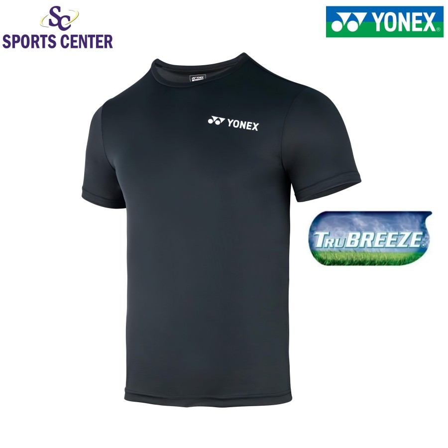 Jual New Kaos Jersey Yonex Easy Tee Tru Breeze 2528 Jet Black White