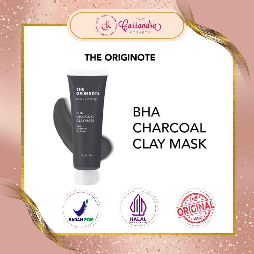 Jual The Originote Bha Charcoal Clay Mask Gr Shopee Indonesia