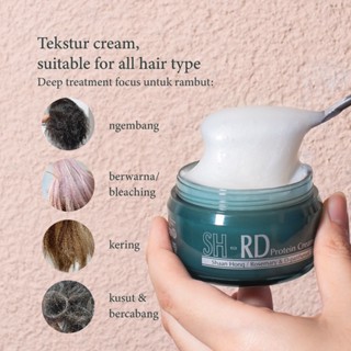 Jual SHRD PROTEIN CREAM VITAMIN RAMBUT RUSAK Kemasan SHARE IN JAR