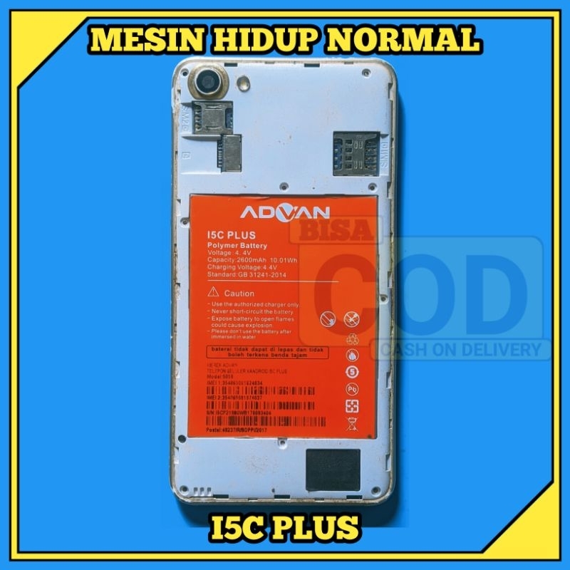 Jual Mesin Advan I C Plus Normal Shopee Indonesia