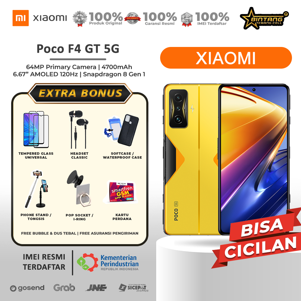 Jual Xiaomi POCO F4 GT POCOPHONE F4 GT RAM 12 256GB Garansi Resmi