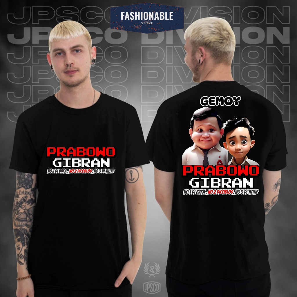 Jual Kaos Prabowo Gibran Gemoy Keren Kaos Pemilu Baju Gemoy Prabowo