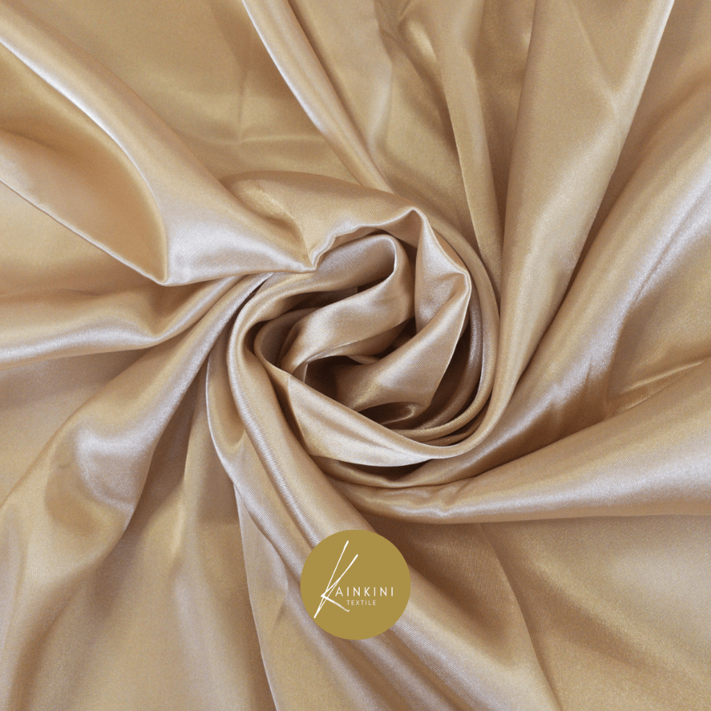 Jual 1 Meter Kain Satin Silk Charmuse Premium Kilap Glossy Grade A