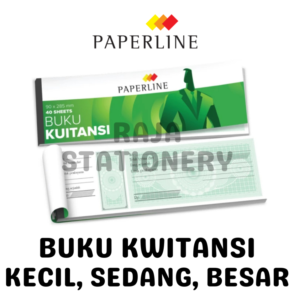 Jual Kwitansi Paperline Kuitansi Kecil Sedang Besar Nota Bon Sinar