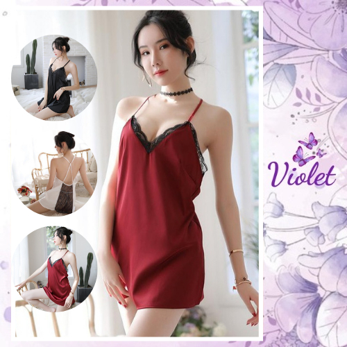 Jual Violet Lingerie Sexy Baju Tidur Seksi Cosplay Lingerie Sexy Hot