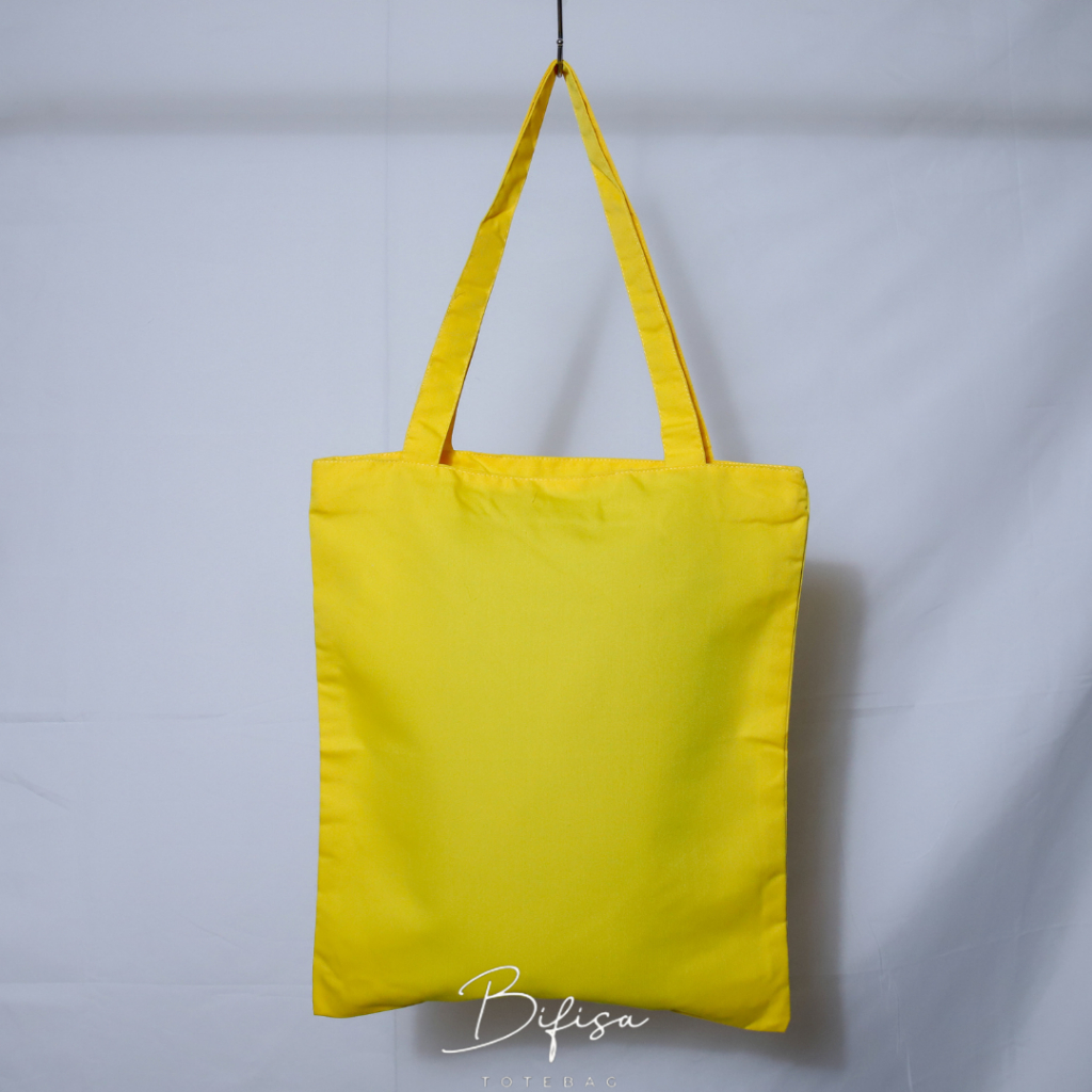 Jual Tas Tote Bag Kanvas Resleting Polos Tas Selempang Totebag Canvas