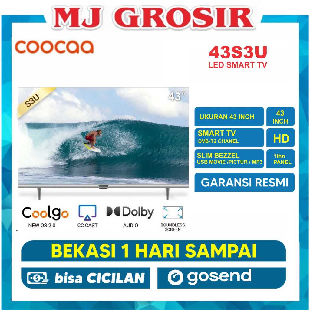 Jual Led Tv Coocaa S U Inch Smart Digital Led Tv S U Shopee