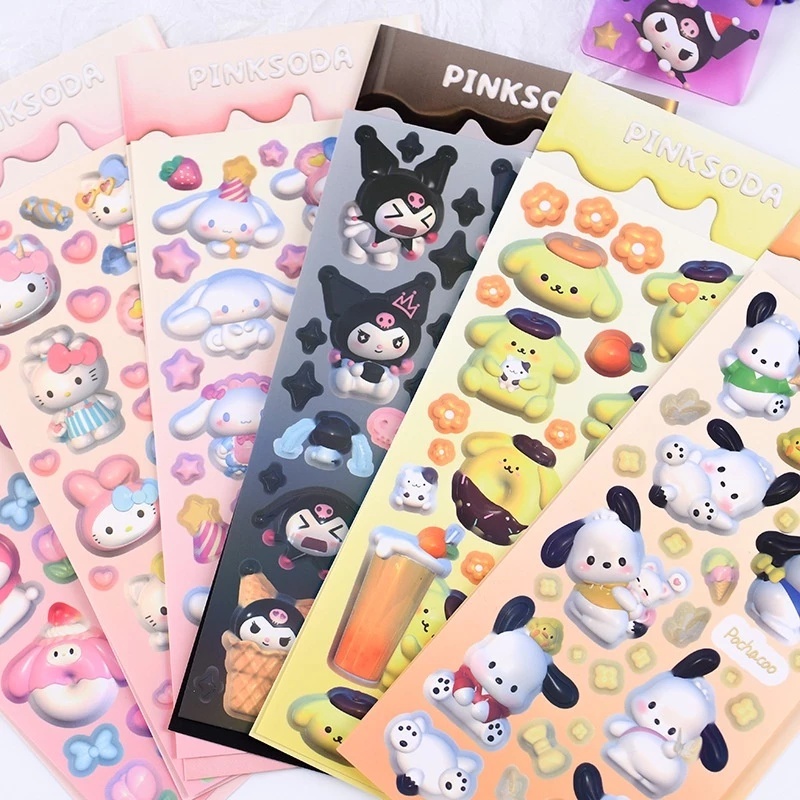 Jual STIKER PREMIUM GLOSSY BLINK2 SANRIO TERBARU STIKER AESTTHETTIC